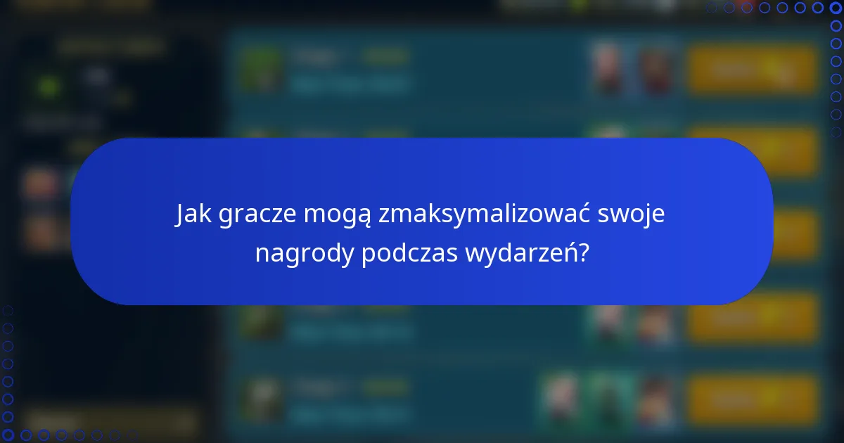 Jak gracze mogą zmaksymalizować swoje nagrody podczas wydarzeń?