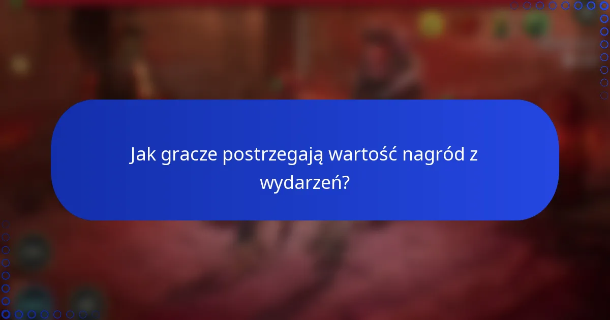 Jak gracze postrzegają wartość nagród z wydarzeń?