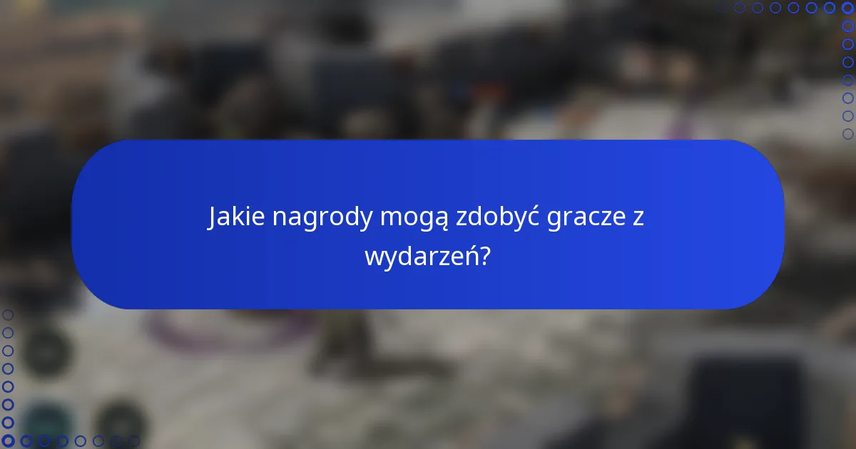 Jakie nagrody mogą zdobyć gracze z wydarzeń?